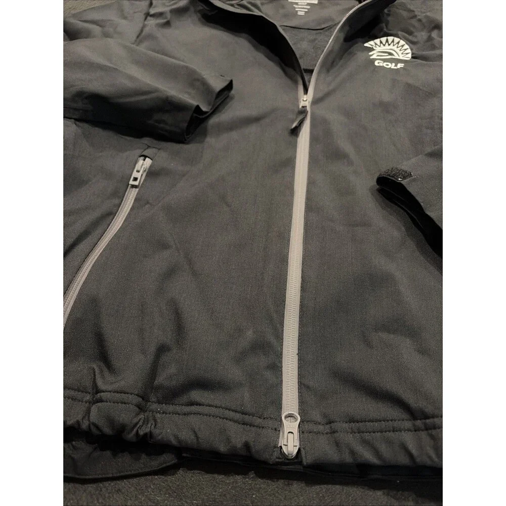 ADIDAS CLIMAPROOF x SJSU SPARTANS Mens Med Full Zip Jacket Waterproof Golf msu